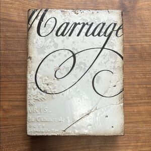 Sid Dickens Memory Block T-236 Union Marriage Wedding Gift Tile
